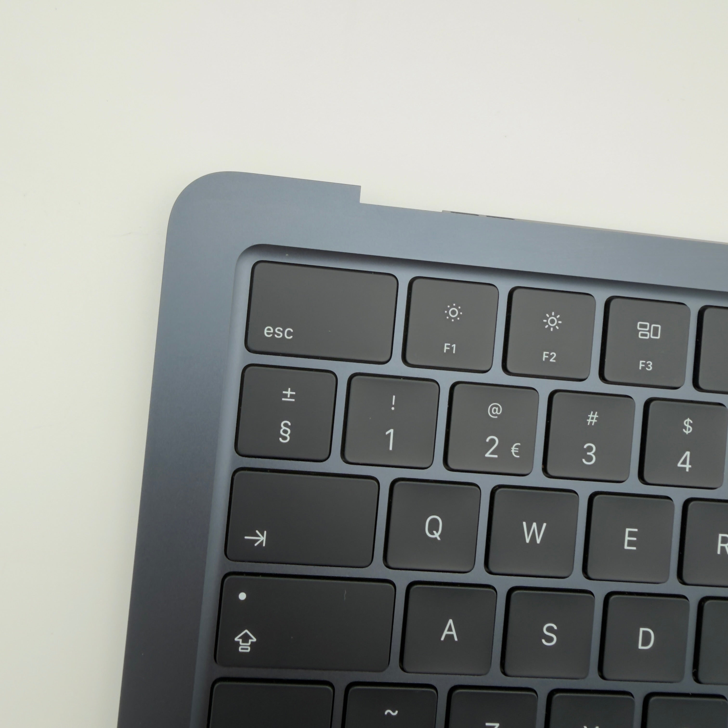 Volledige topcase toetsenbord macbook air M5 A3449 Midnight Blue (9 Cycles)