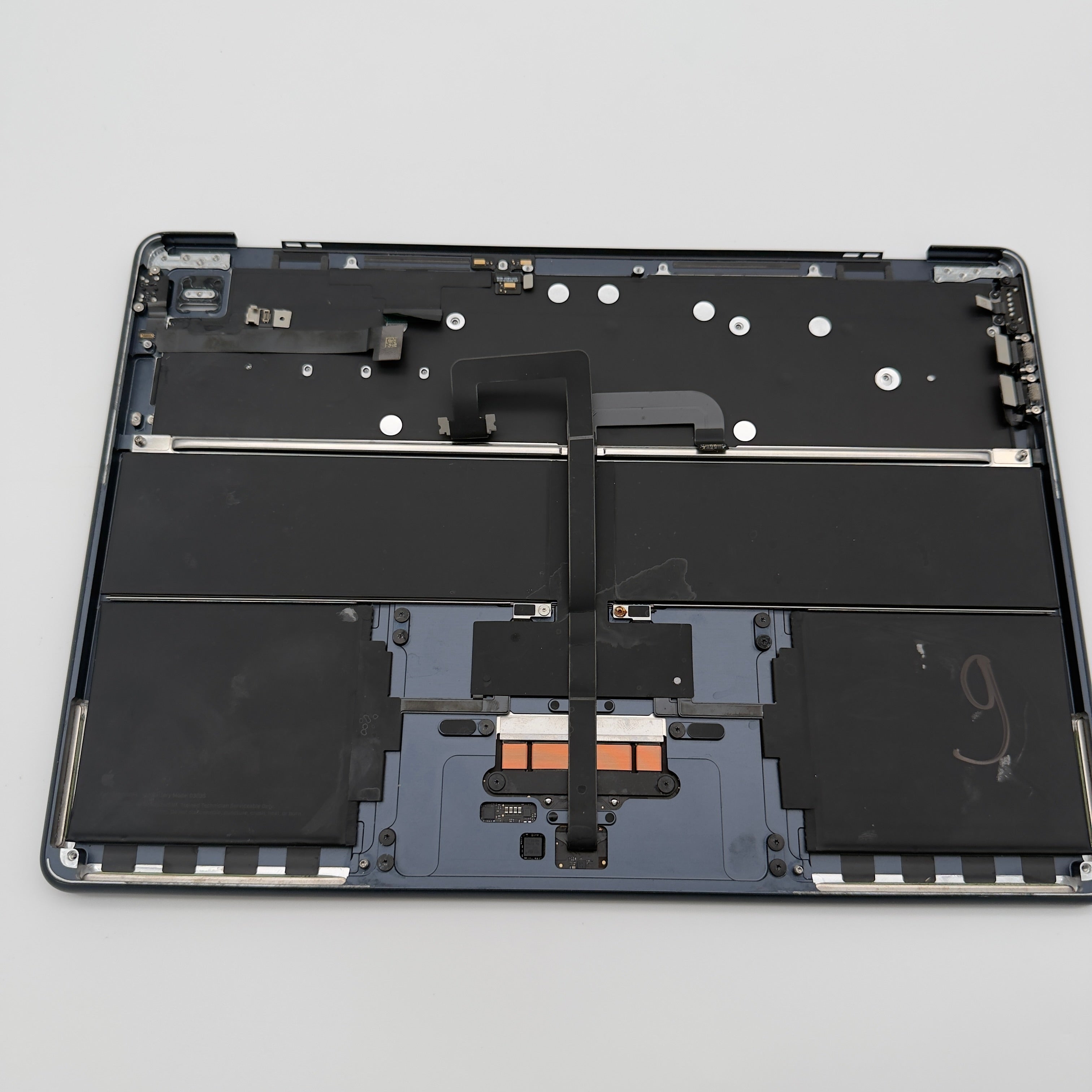 Volledige topcase toetsenbord macbook air M5 A3449 Midnight Blue (9 Cycles)
