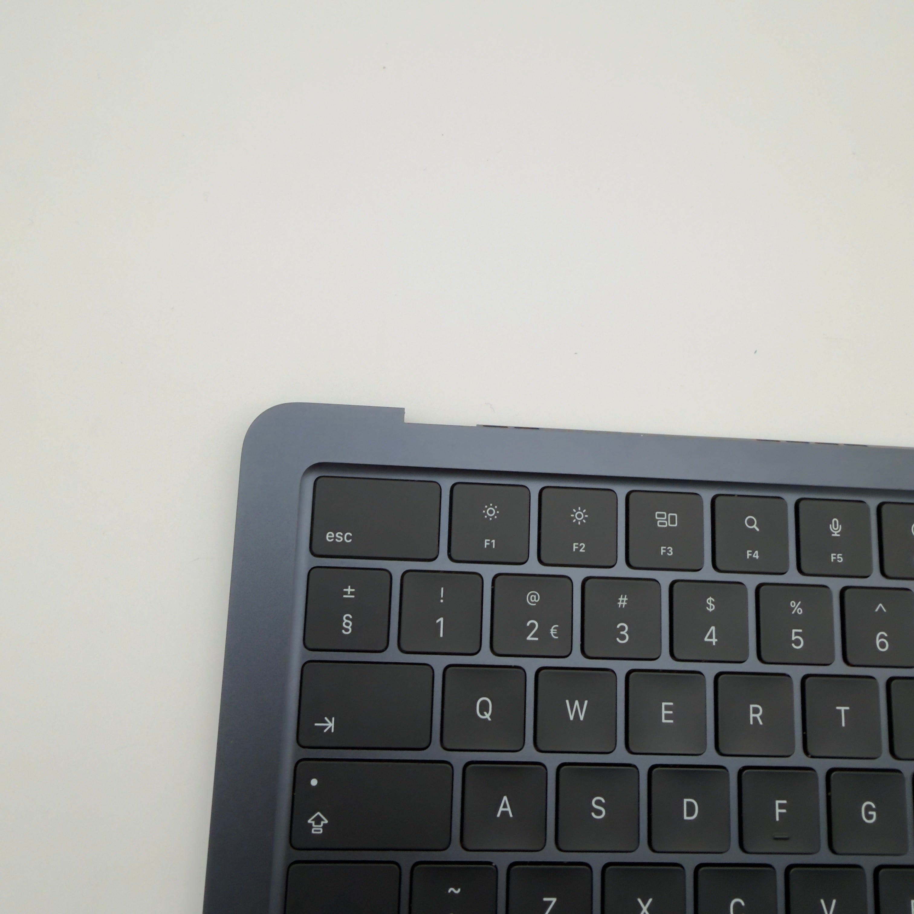 Volledige topcase toetsenbord macbook air M2 A2681 Midnight Blue (210 Cycles)