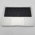 Complete topcase keyboard Macbook pro M2 14” A2779 silver (350 Cycles)