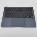 Volledige topcase toetsenbord macbook air M2 A2681 Midnight Blue (210 Cycles)
