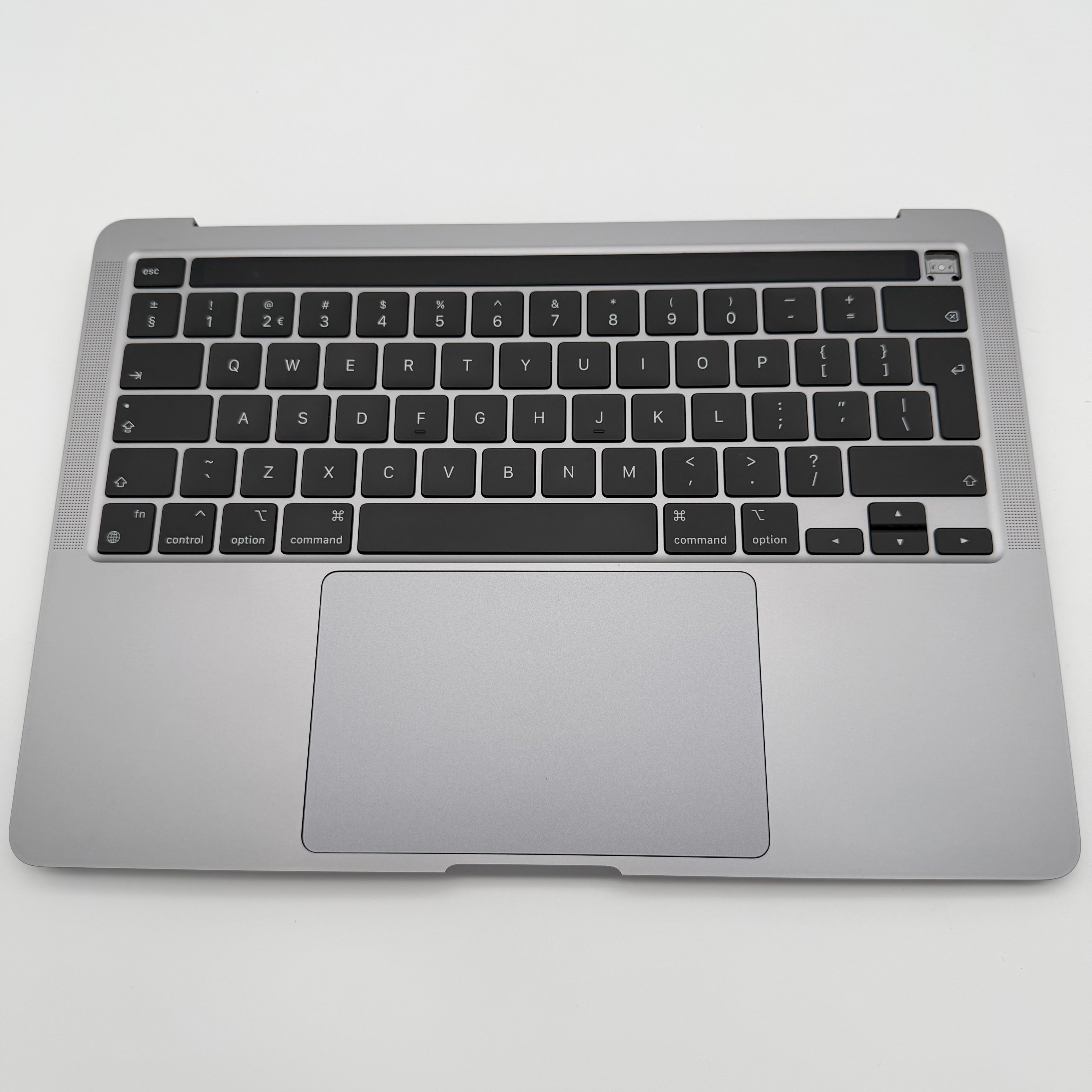 Complete top case with keyboard for MacBook Pro M1 13” A2338, Space Gray, 45 battery charge cycles.